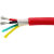 特软硅胶电缆2/3/4芯耐高温护套电源线0.3/0.5/1/1.5/2.5/4/6平方 4X1平方 1米 红