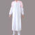 白色加厚防水防油围裙加长宽厨房餐饮食堂水产工业饭单耐酸碱 白色加厚110/D790+白色套袖
