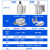 适用木工机械雕刻机自动上下料开料机飞机定位气缸40-30-25-35 老版40X30-25高配款[支架另配]