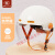 初构想（CHUGOUXIANG）3c认证电动摩托车头盔男女士夏季半盔电瓶车安全帽四季通用 热带橙透明镜 均码