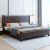 新中式紫金檀木实木床1.8米1.5米双人床现代简约家具主卧轻奢婚床 单床 1500mm*2000mm 框架结构