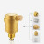 赞璐桐（ZANLUTONG）自动排气阀暖气放气阀家用黄铜自来水管道泄 排气阀排气孔小盖帽