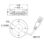 CCD机器视觉光源 高角度环形光 工业LED灯珠 24V 高亮度均匀照射 HK-R46-60 内径20
