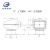 游艇遥控探照灯 船用配件卤素氙气灯快艇12V24V钓鱼艇搜索灯 白色 12V 卤素灯 精装