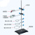 实验室用铁架台 铝质塑料滴定管蝴蝶夹 实验耗材 配铁架台用教学 型十字夹