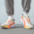 阿迪达斯（adidas）男鞋跑步鞋 24夏季新款ADIZERO PRO专业马拉松竞速缓震回弹运动鞋 BOSTON 12 M/白色-橙红色 44.5(内长275mm)