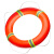 定制救生圈船用实心泡沫反光塑料大人PVC紧急应急防汛救生圈 不锈钢救生杆65米