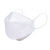 君御 G9561 KN95耳戴式柳叶形口罩白色独立包装 白色 一只价 