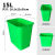 适用于 船用大号 工业大号垃圾桶塑料240升垃圾桶分类室外120商用 50L料加厚带盖(无轮) 默认绿