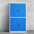 工都 重型工具柜通双节四门储物柜零件整理柜收纳柜置物柜 灰蓝套色无挂板GDG05