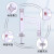 玻璃分水器油水分离器水分仪斜管/双平行管节门阀门玻璃/四氟活塞水份仪实验室回流分水器玻璃器 C型斜管四氟活塞19*19