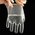海斯迪克 一次性手套(1000只) pe塑料薄膜透明卫生清洁手套 加厚款