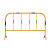 巨成 铁马护栏 道路交通施工移动临时围栏警示隔离栏市政围挡 商场景区防护 黄黑铁马1.2*2m