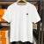 添柏岚（Timberland）北美夏季男士纯棉打底衫天伯伦宽松圆领短袖T恤 白色2 L  160-180斤