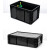 京酷 防静电周转箱410*305*145mm 黑色塑料箱塑料收纳箱EDS电子元件盒物料盒 4号箱新料加厚