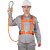 JOHA 安全带高空作业半身式套装户外保险带五点式耐磨安全绳 DH-2双小钩3米 