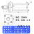 液压缸油缸重型HOB带磁性小型单向双向升降可调双重密封液压油缸 63MM(缸径)*150