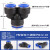 气管快速接头Y型等径变径三通PY4异径PW10转8mmPU管快插气动件 14号12-10-10mm管Y型变径三通