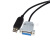 USB转DB15孔 母头 蠕动泵RS485串口通讯电缆 控制线 5m