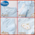 迪士尼（Disney）童装婴儿0-6个月服装潮流潮流夏季短袖连体衣纯棉睡衣薄款空调男 蓝色闭档云朵 59码建议0-2个月