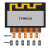 惠世达 TYWE2S 串口WiFi模组金手指封装 ESP8285无线透传兼容ESP8266 