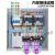 稳压泵控制箱4KW一用一备配电箱水泵控制柜电接点压力表液位探头 褐色