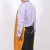 加长电焊围裙牛皮电焊服防火花连体电气焊接围裙工人工作服防高温 宽90*高120厘米 黄色