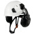 工业降噪音耳罩式耳罩搭配耳部防护听力隔音罩30dB 5007E黑色