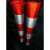 红白黄黑警示桩反光膜电线杆反光贴交通膜电力膜安全柱子反光贴纸 80高度红白1米长度单价