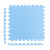 七彩阁 拼接地垫 泡沫垫 防摔地板加厚垫子 单位：块 蓝色 60*60*1.0cm【树叶纹】