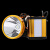 矿灯强光井下用分体式头灯强光充电亮头戴式手电筒疝气锂电黄光矿 P9000三锂白光带侧灯+充手机