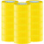 中部工品 透明封箱胶带黄色宽胶纸大卷 宽48mm厚22mm长140米   单位：卷