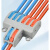 快速接线端子 多功能电线连接器导线对接线夹分线接头连接端子 2进6出/5只(彩色款)