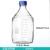 蓝盖试剂瓶 螺口 透明 棕色试剂瓶密封瓶50/100/250/500/1000ml多规格  2000ml透明 
