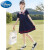 迪士尼（Disney）韩国女童学院风连衣裙2024新款夏装洋气网红夏季中大儿童短袖裙子 LXH-Q0016 粉色 120cm