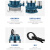 筑筠 潜水泵 220v 小型抽水泵 不锈钢农用灌溉污水泵 污水大流量 370W1.5寸10米线+10米水带 