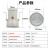 定制适用视孔灯BSD96化学容器LED视孔灯12V24V36V220V反应釜 防爆一体式5W带开关220V