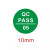 标识贴qc标签贴纸不干胶PASSED标签 QC PASS 09(1000个) 直径10MM