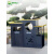 麦享环卫户外垃圾桶仿古不锈钢公园景区大号果皮箱室外分类垃圾箱 MXMT07