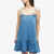 GANNI 618女士TINT牛仔布带状连衣裙 Blue 10 UK