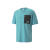 彪马（PUMA） 新款男子休闲口袋圆领短袖T恤 HC 535418 蓝绿色-61 XS(165/88A)
