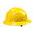 NEWBIES大帽檐安全帽宽边大沿工地遮阳防晒安全帽工业品 新款大帽檐ABS(黄色)