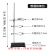 铁架台实验室架子台杆化学实验器材滴定台固定支架十字夹不锈钢大号实验架试管夹子小型蝴蝶夹三足铁架台铁圈 大理石滴定台配塑料蝴蝶夹高60cm