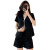 JKASHDK香风西装套装女2024新款夏季感小个子休闲气质西服外套 黑色西装+黑色短裤 2XL