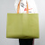 玛仕福 超市折叠购物手提包装袋广告礼品外卖环保袋军绿竖版大号35*41*12cm