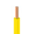 起帆电线电缆 BV50平方国标电源主线单芯多股铜芯硬线 黄色 1米