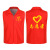 曼睩复合款红色志愿者马甲户外活动广告衫志愿者背心可定制ML019