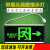 带插头新国标安出口指示牌 消防楼层疏散标识灯应急通道标志灯 带插头(单面 右向出口)