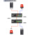 海奈 开关量光端机 2路双向开关量 开关量转光纤红外对射/周界报警/烟感报警/信号报警 FC接口 1对 HN-2SWDFC