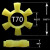 六角梅花联轴器缓冲垫水泵电机弹性圈块对角轮减震聚氨酯橡胶牛筋 T70【5个价格】